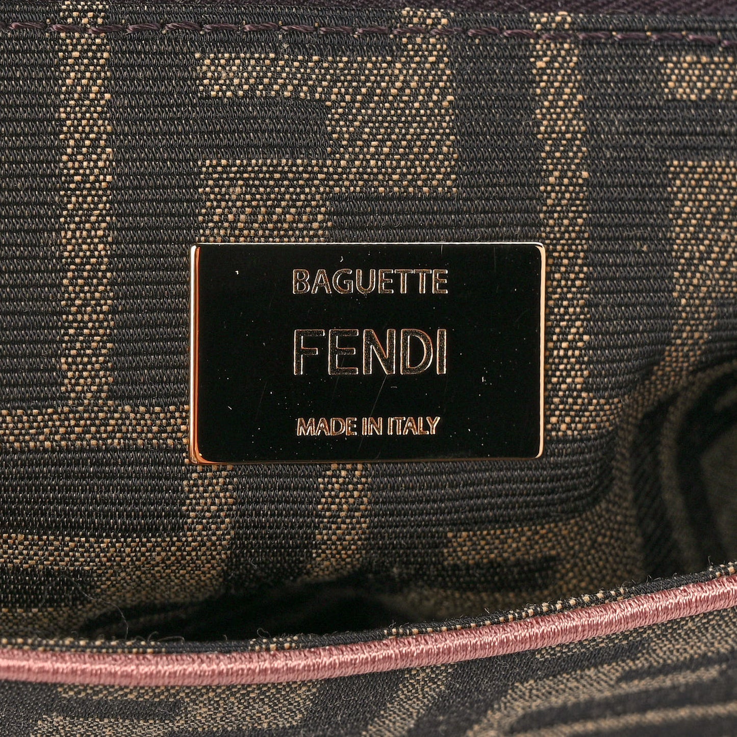 Fabric Jacquard FF 1974 Paisley Embroidered Baguette Tobacco Moro Rosa Quarzo Multicolor