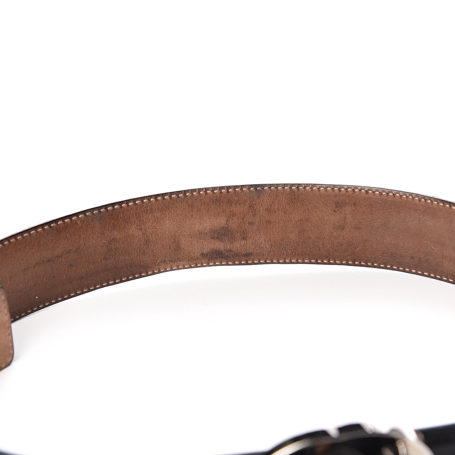 Gucci Guccissima Interlocking G Belt 95 38 Black 8 of 9