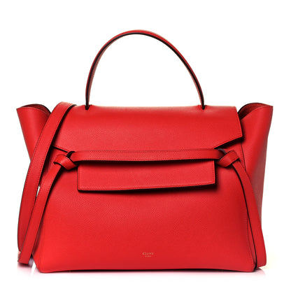 Celine Grained Calfskin Mini Belt Bag Vermillion 1 of 16