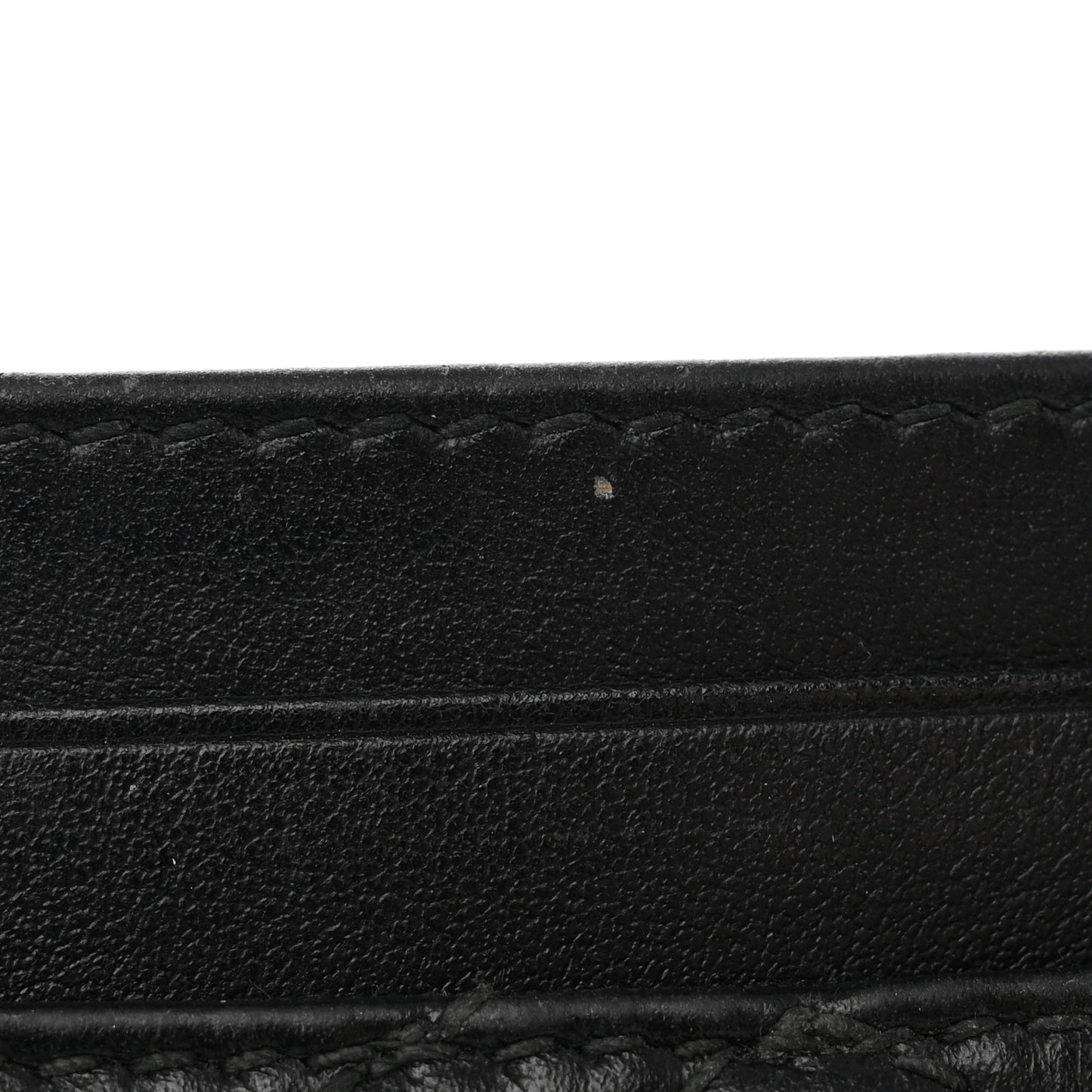 Calfskin Matelasse GG Marmont Card Holder Black