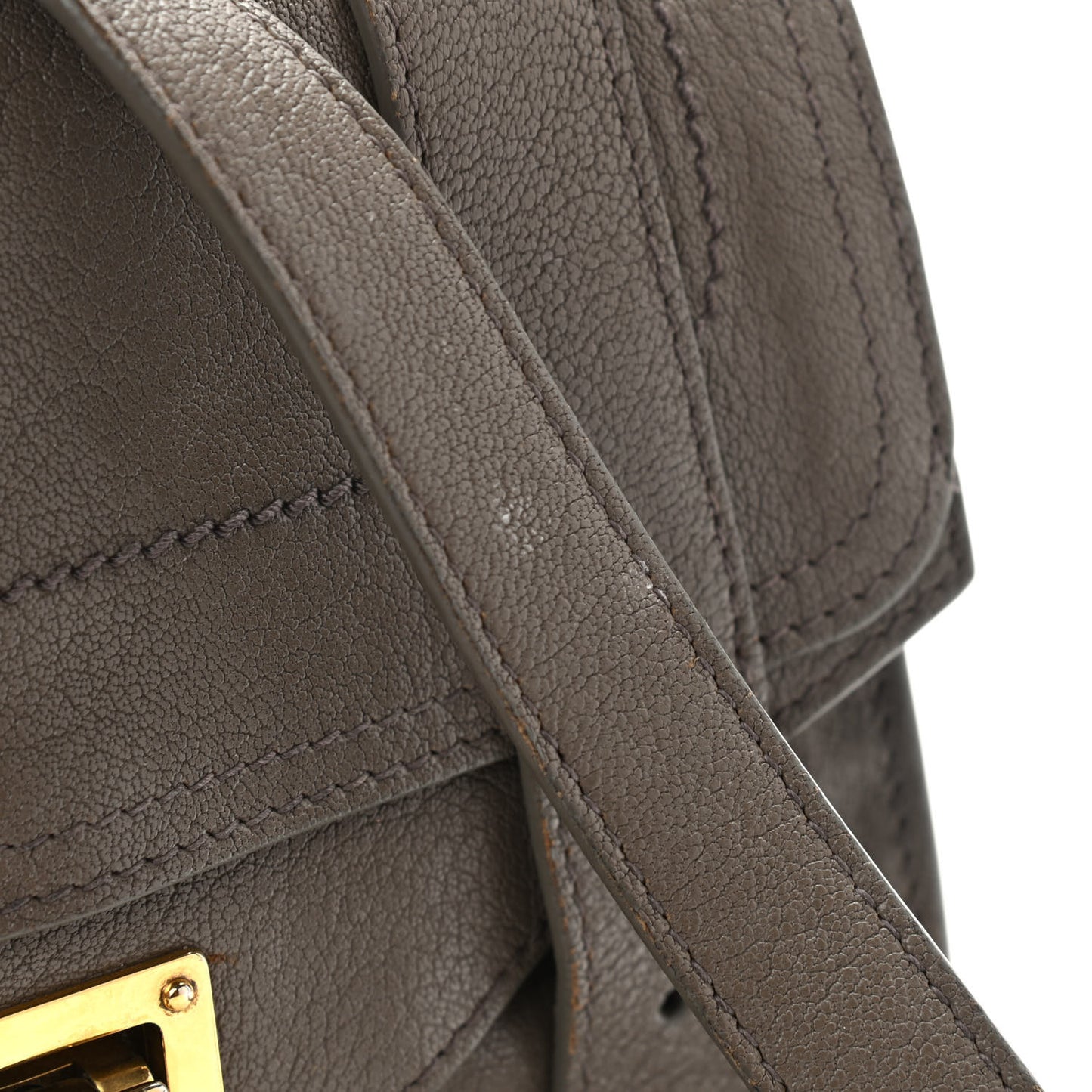 Lambskin PS1 Mini Pouch Messenger Smoke
