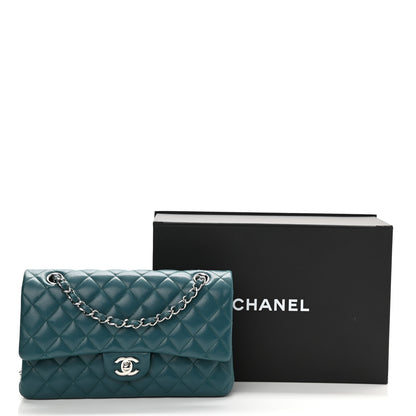 Chanel Caviar Quilted Medium Double Flap Dark Green 11 of 11