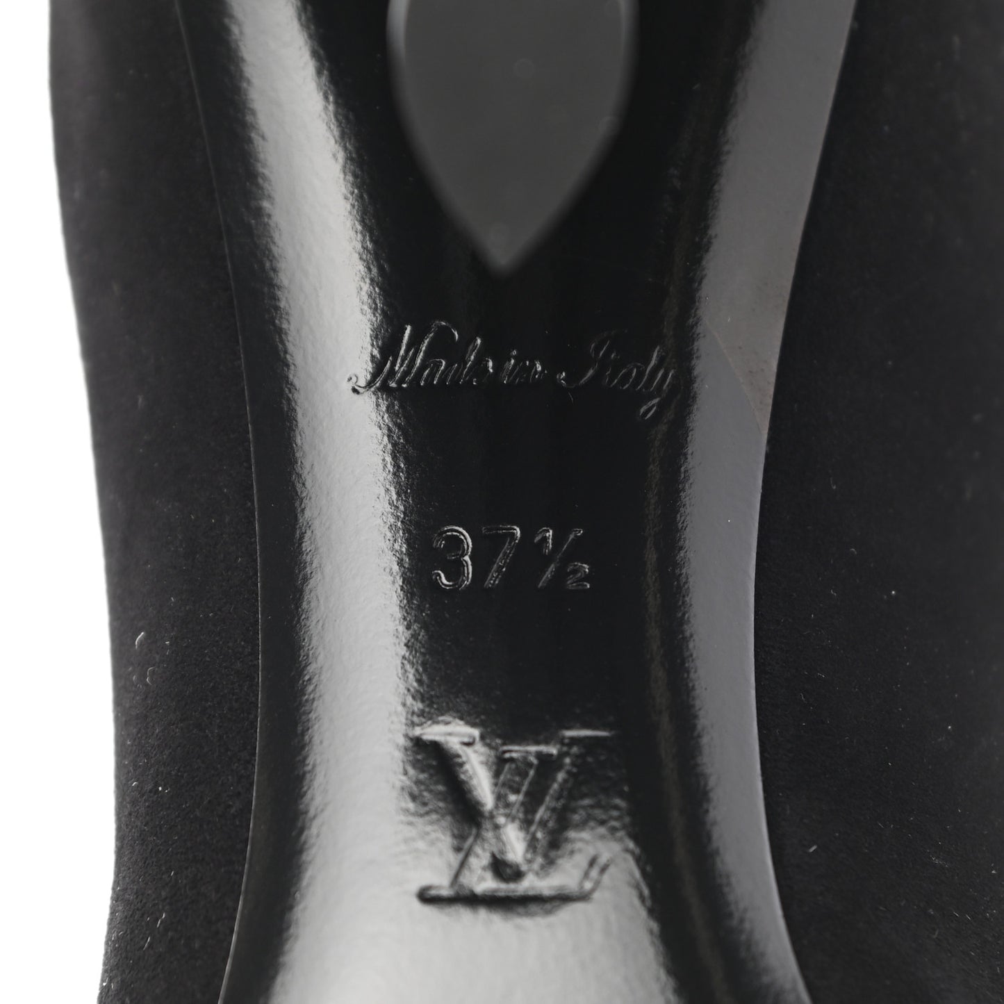 Suede Monogram Uniformes Cap Toe Chelsea 80mm Ankle Boots 37.5 Black