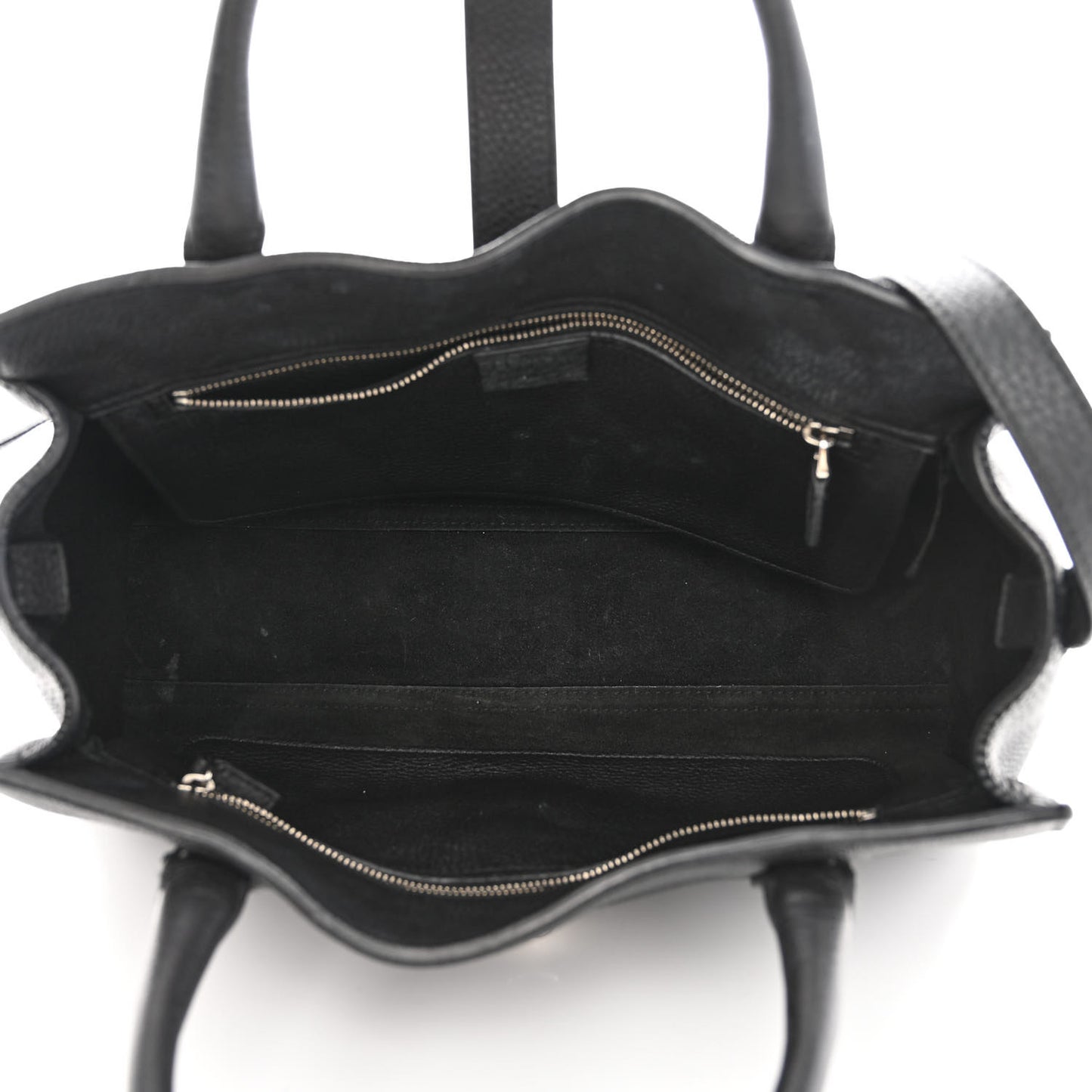 Soft Calfskin Small Jackie Top Handle Bag Black