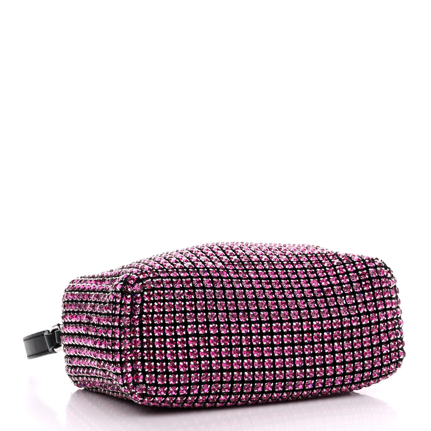 Alexander Wang Mesh Crystal Rhinestone Mini Heiress Pouch Pink 4 of 10