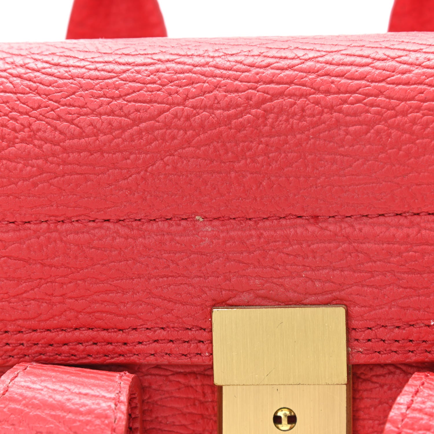 3.1 Phillip Lim Textured Calfskin Mini Pashli Satchel Red 11 of 13