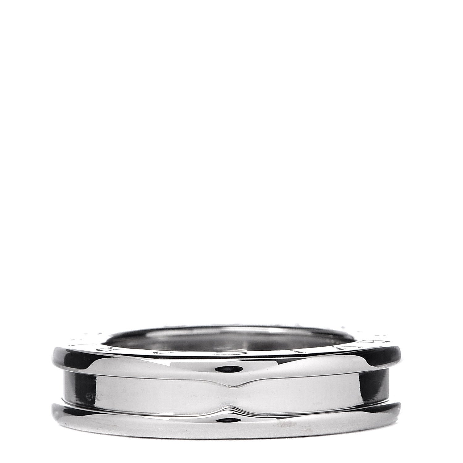 Bulgari 18K White Gold B.Zero1 One-Band Ring 48 4.5 1 of 5