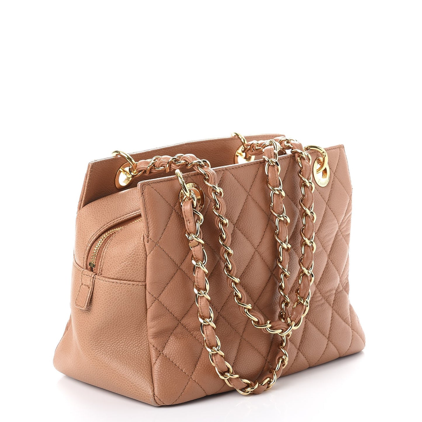 Caviar Petit Timeless Tote PTT Dark Beige