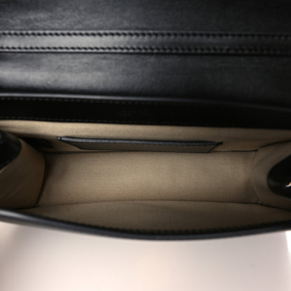 Chloe Calfskin Suede C Clutch With Chain Black 5 of 9