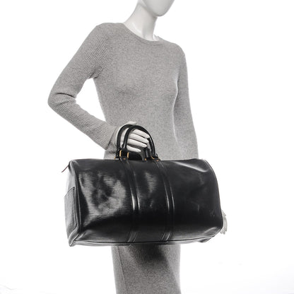 Louis Vuitton Epi Keepall 45 Black 2 of 9
