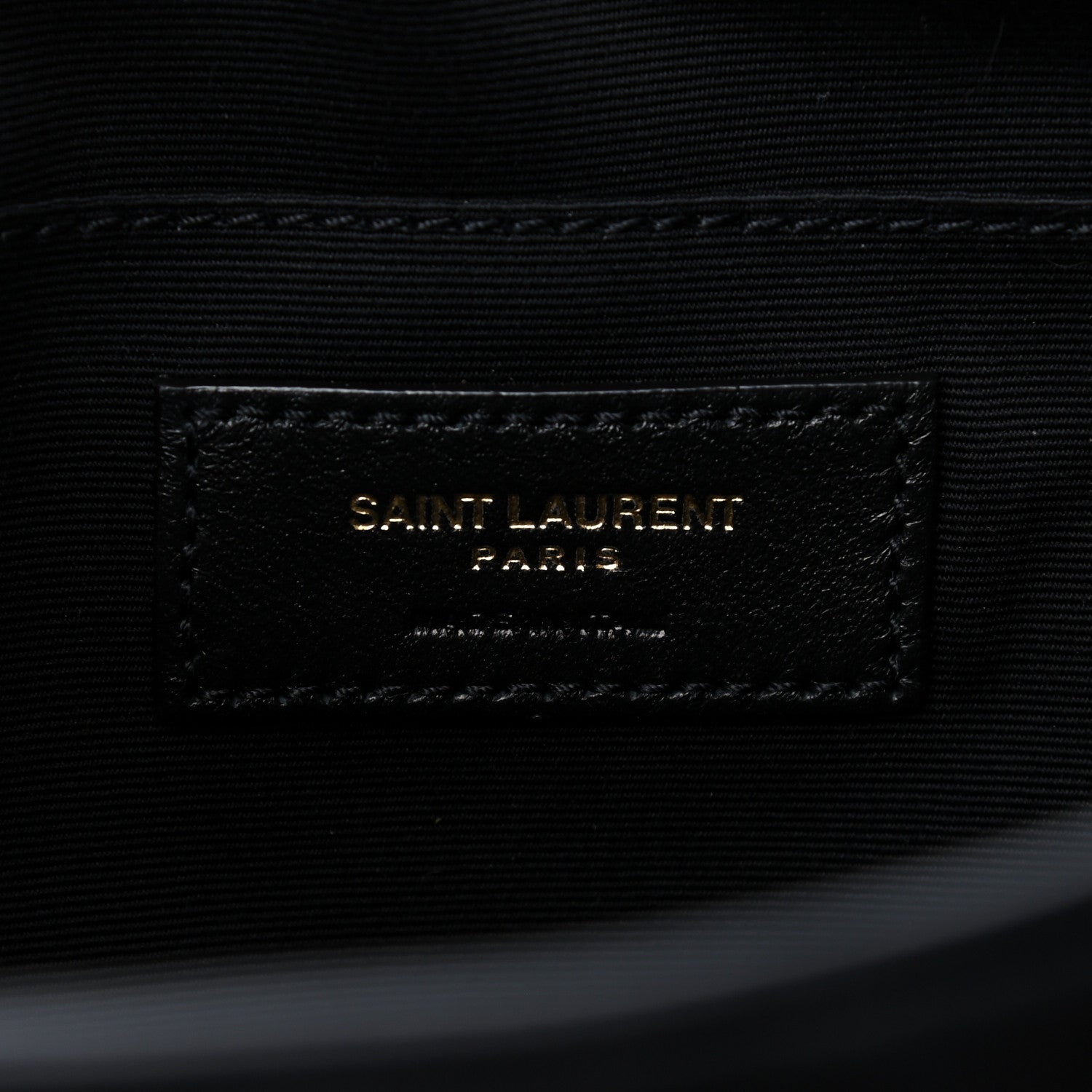 Saint Laurent Suede Calfskin Monogram Lou Camera Bag Black 6 of 9