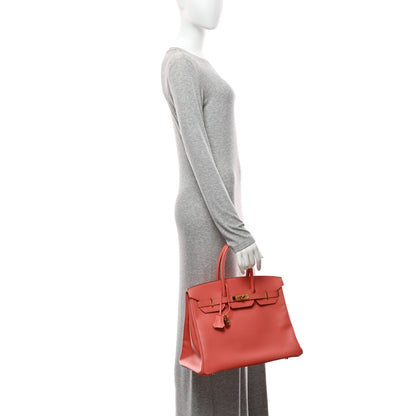 Hermes Epsom Birkin 35 Flamingo 2 of 11