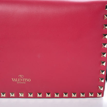 Valentino Garavani Nappa Rockstud Wristlet Clutch Cyclamin 10 of 10