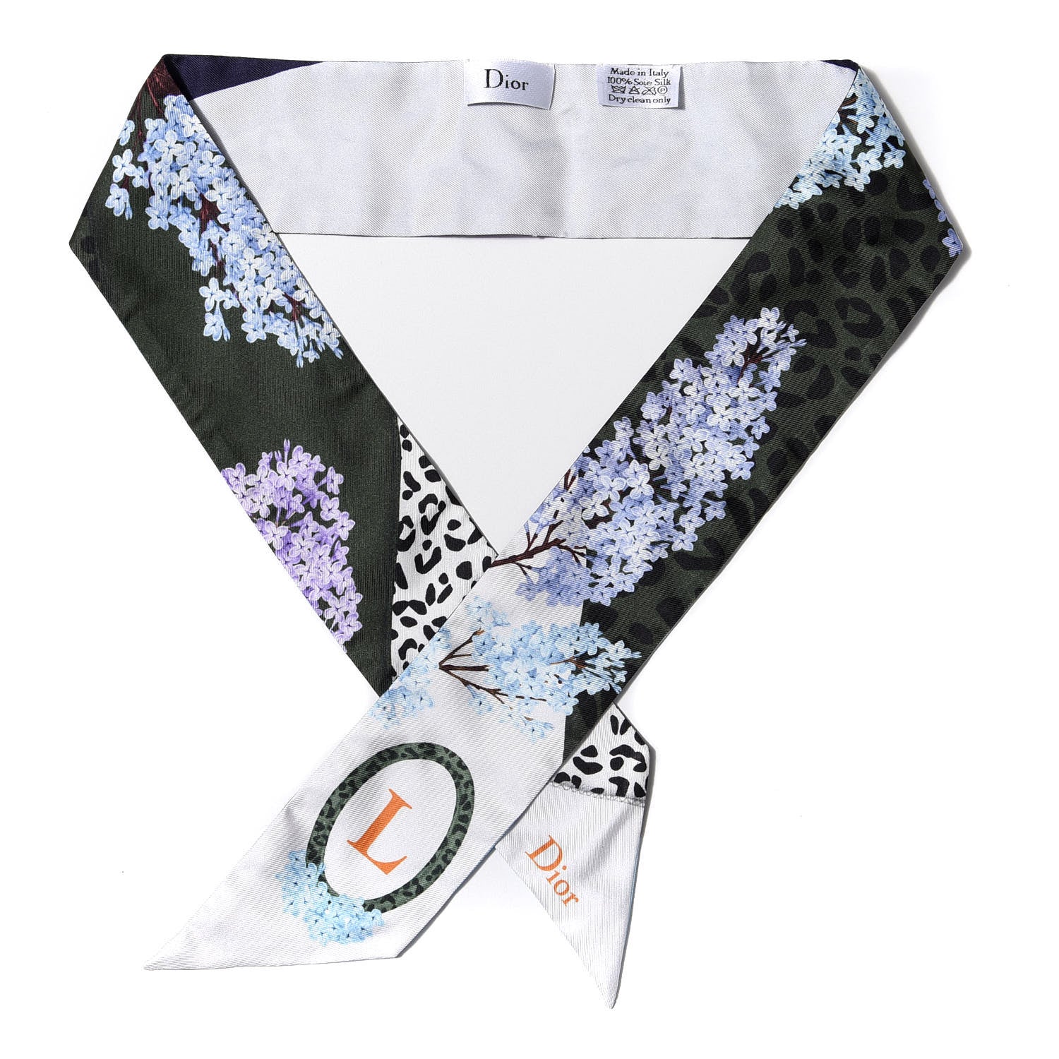 Christian Dior Silk ABCDior L Mitzah Scarf 1 of 4