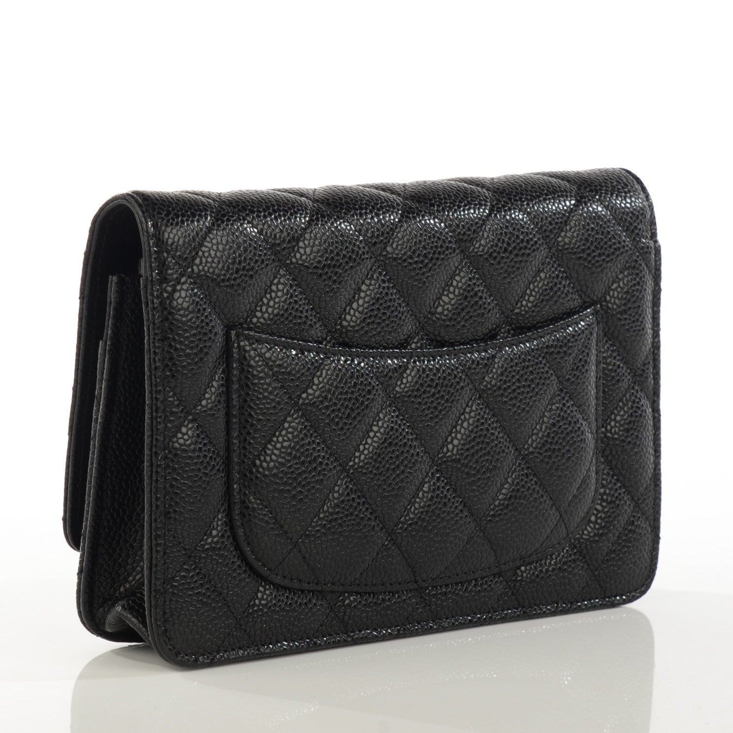 Chanel Caviar Quilted Wallet On Chain WOC Black 3 of 8