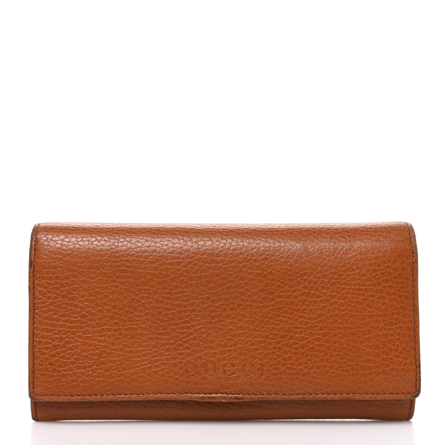 Gucci Dollar Calfskin Continental Flap Wallet Cuir 1 of 10