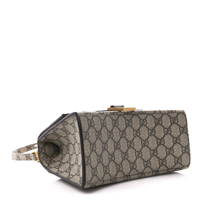Balenciaga X GUCCI GG Supreme Monogram Small Hourglass Top Handle Bag Beige Ebony 4 of 11