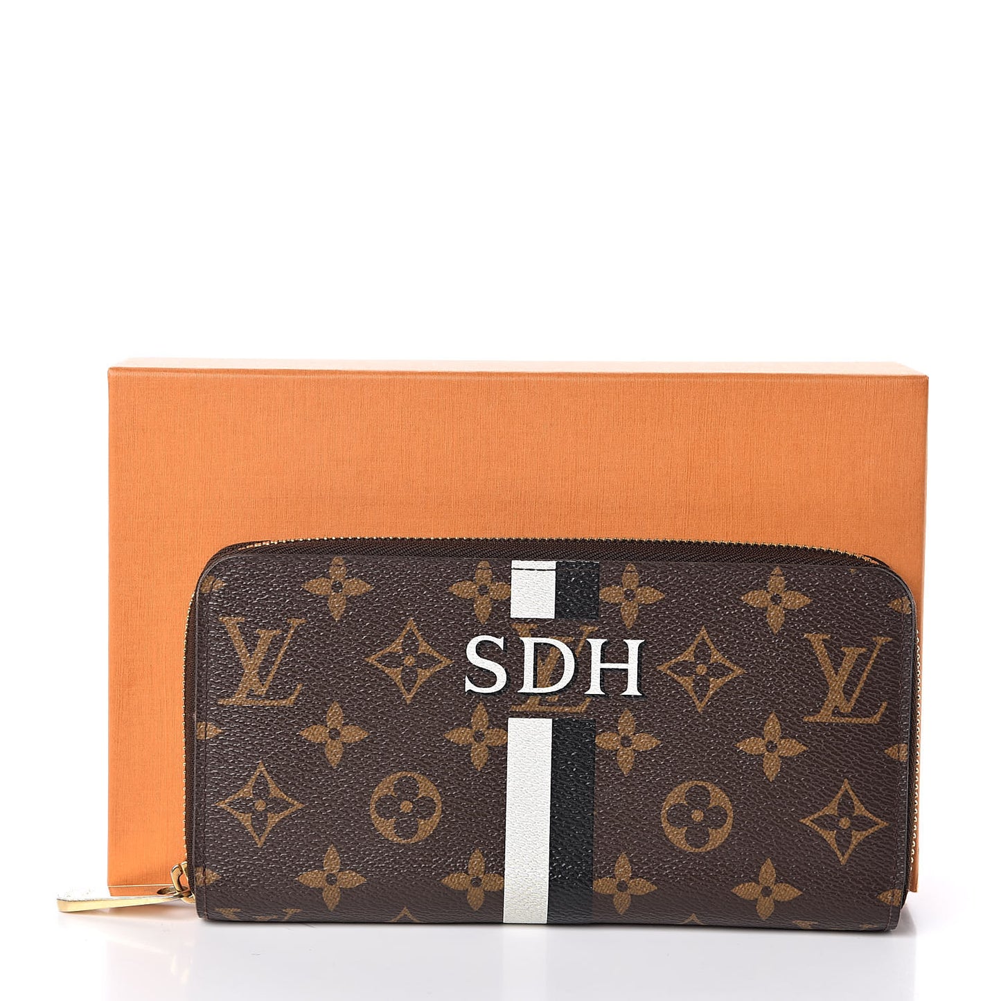 Monogram My Heritage Zippy Wallet Black White