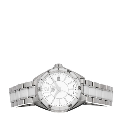Tag Heuer Stainless Steel Ceramic 32mm Formula 1 Lady Quartz Watch White WBJ141AC 2 of 5
