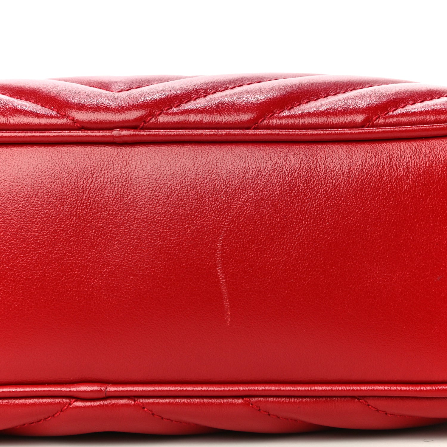 Saint Laurent Calfskin Matelasse Monogram Lou Camera Bag Rouge Eros 11 of 13