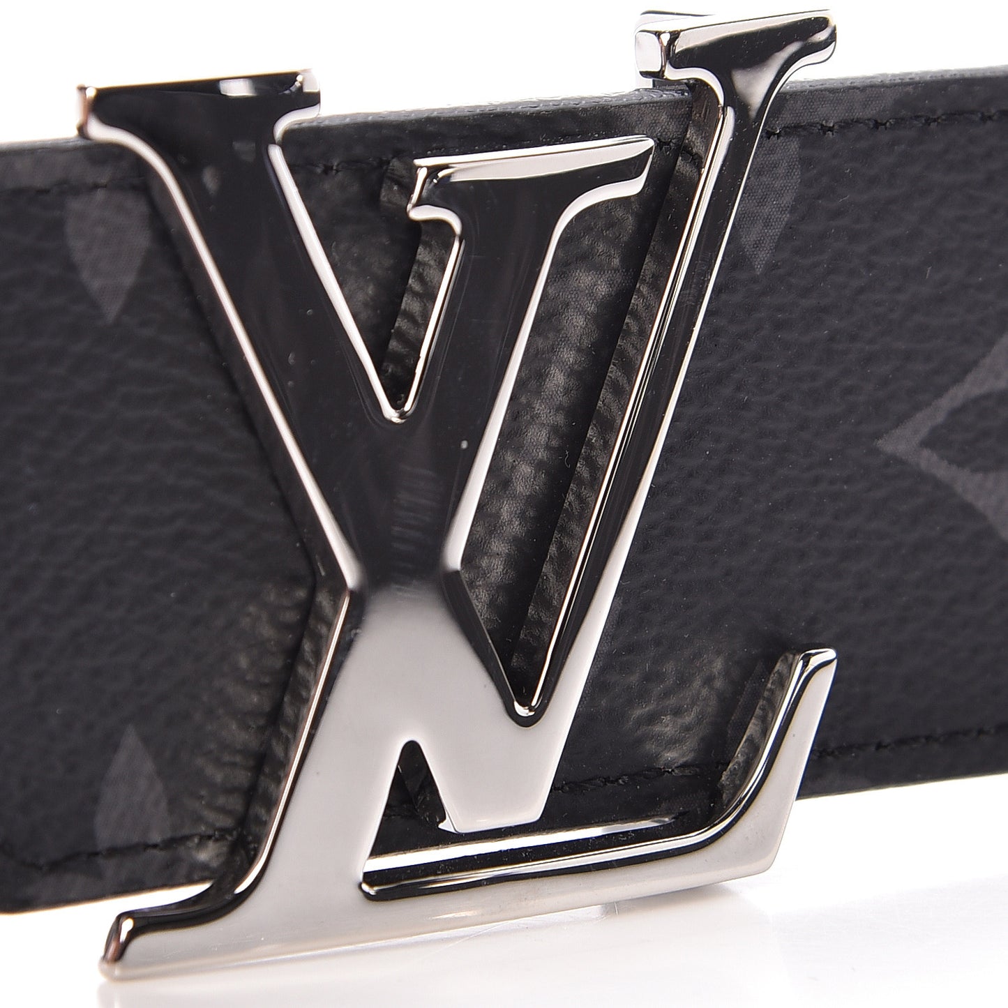 Monogram Eclipse Taigarama 40mm LV Initiales Reversible Belt 80 32 Black