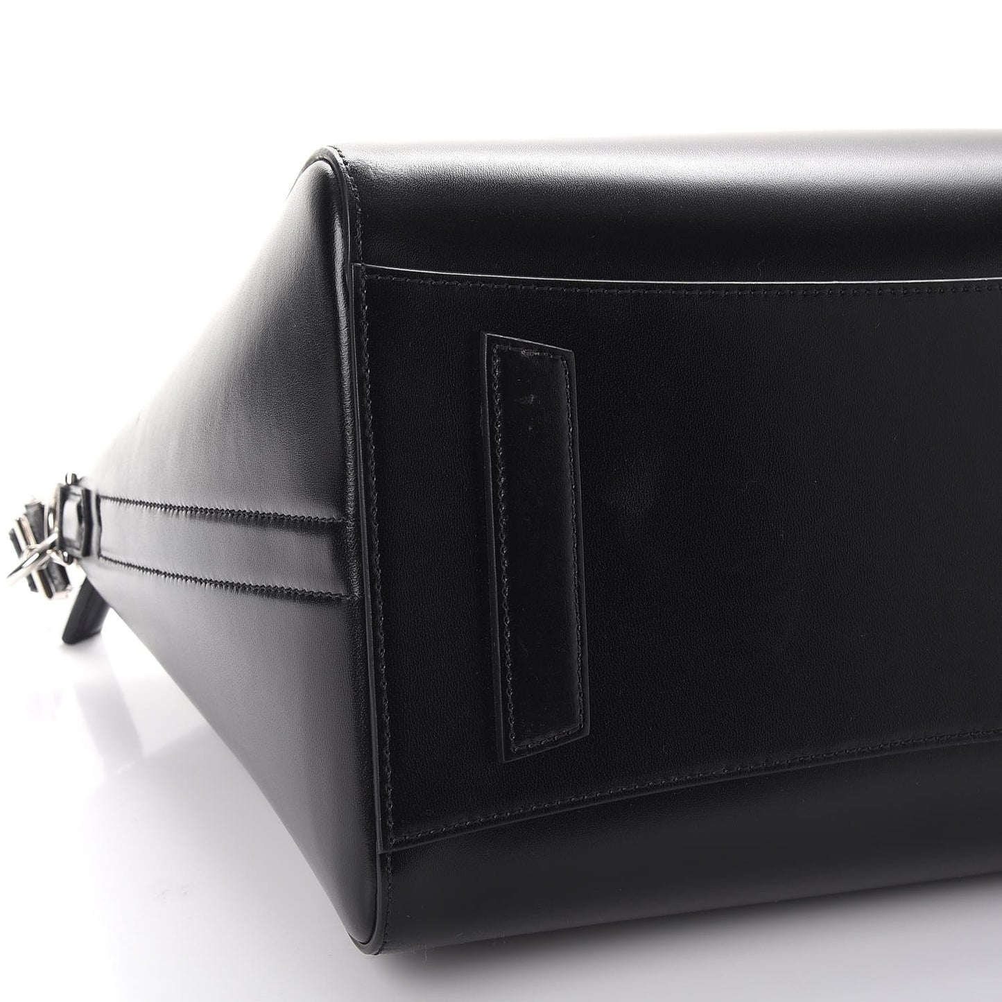 Shiny Lord Calfskin Medium Antigona Black