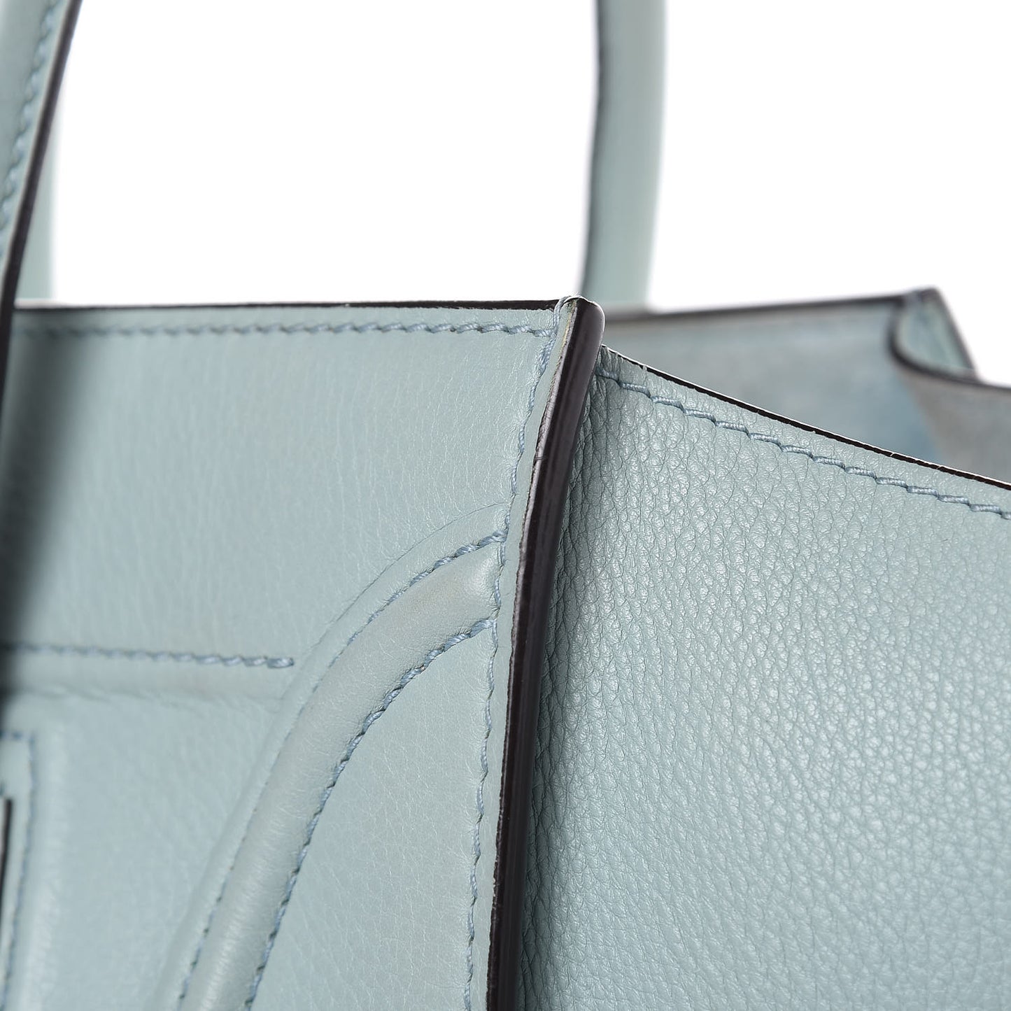 Grained Calfskin Medium Phantom Luggage Galcier