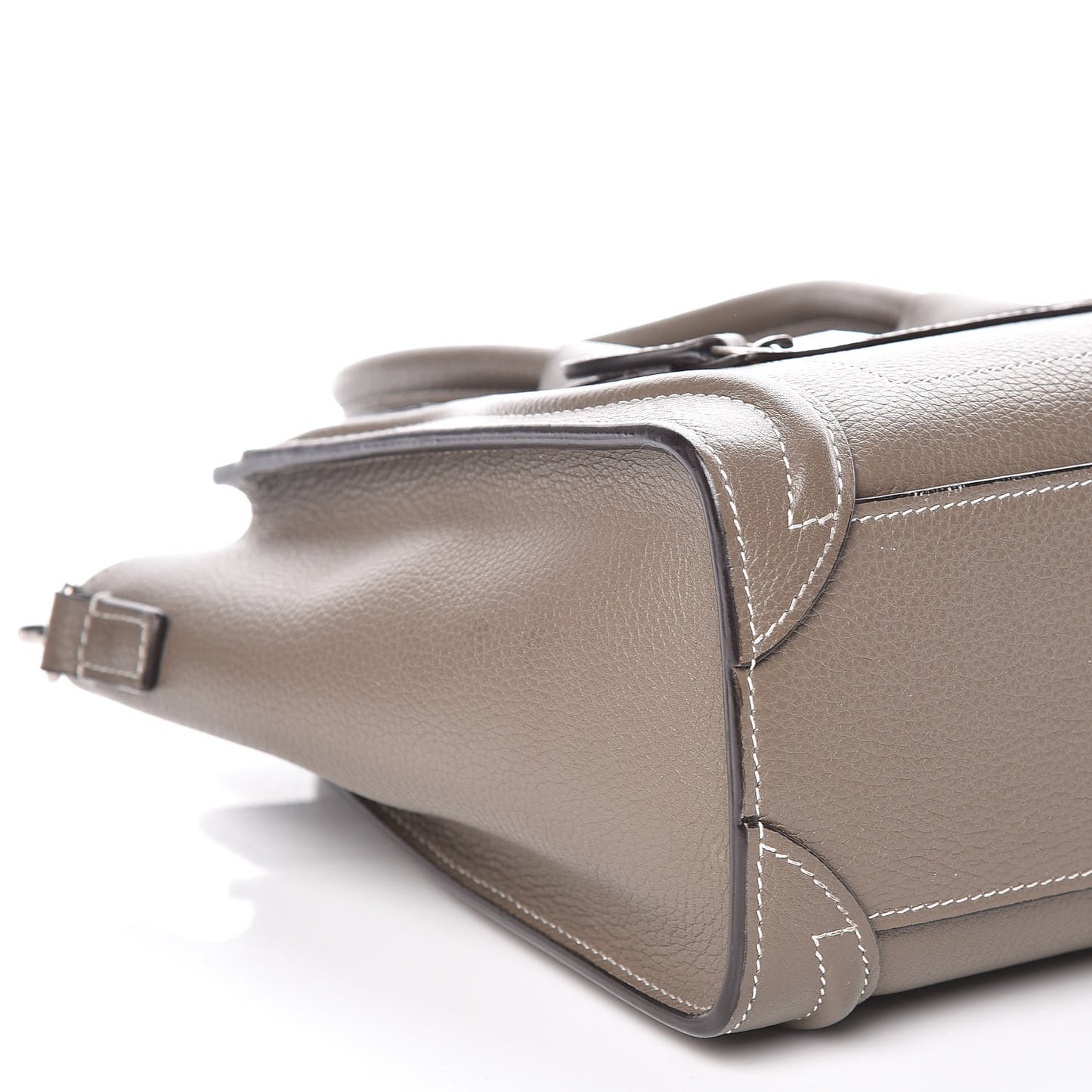 Drummed Calfskin Nano Luggage Souris