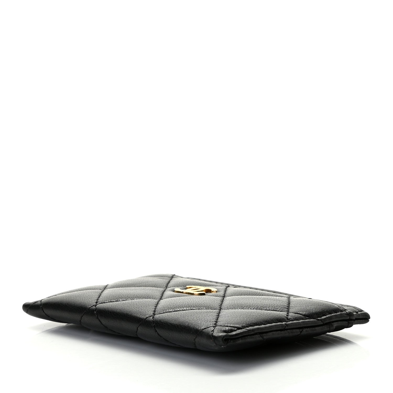Chanel Lambskin Quilted Card Holder Black 8 of 8