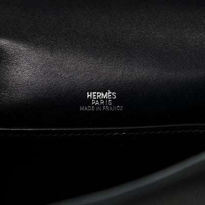 Hermes Swift Kelly Pochette Clutch Black 6 of 8
