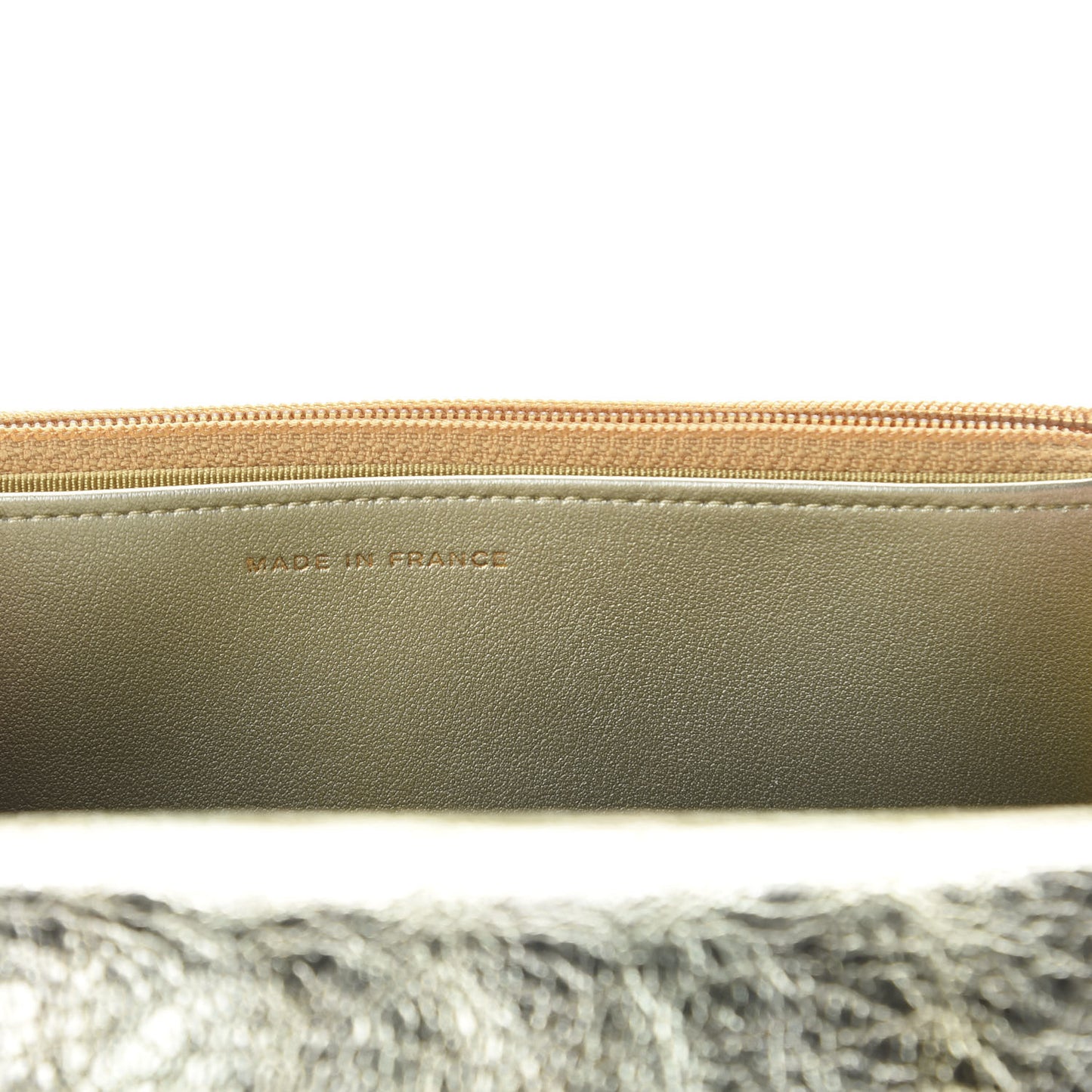 Metallic Goatskin Quilted 2.55 Reissue Wallet on Chain WOC Multicolor