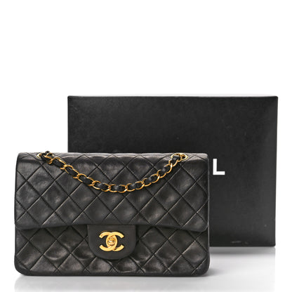 Chanel Lambskin Quilted Small Double Flap Black 12 of 12