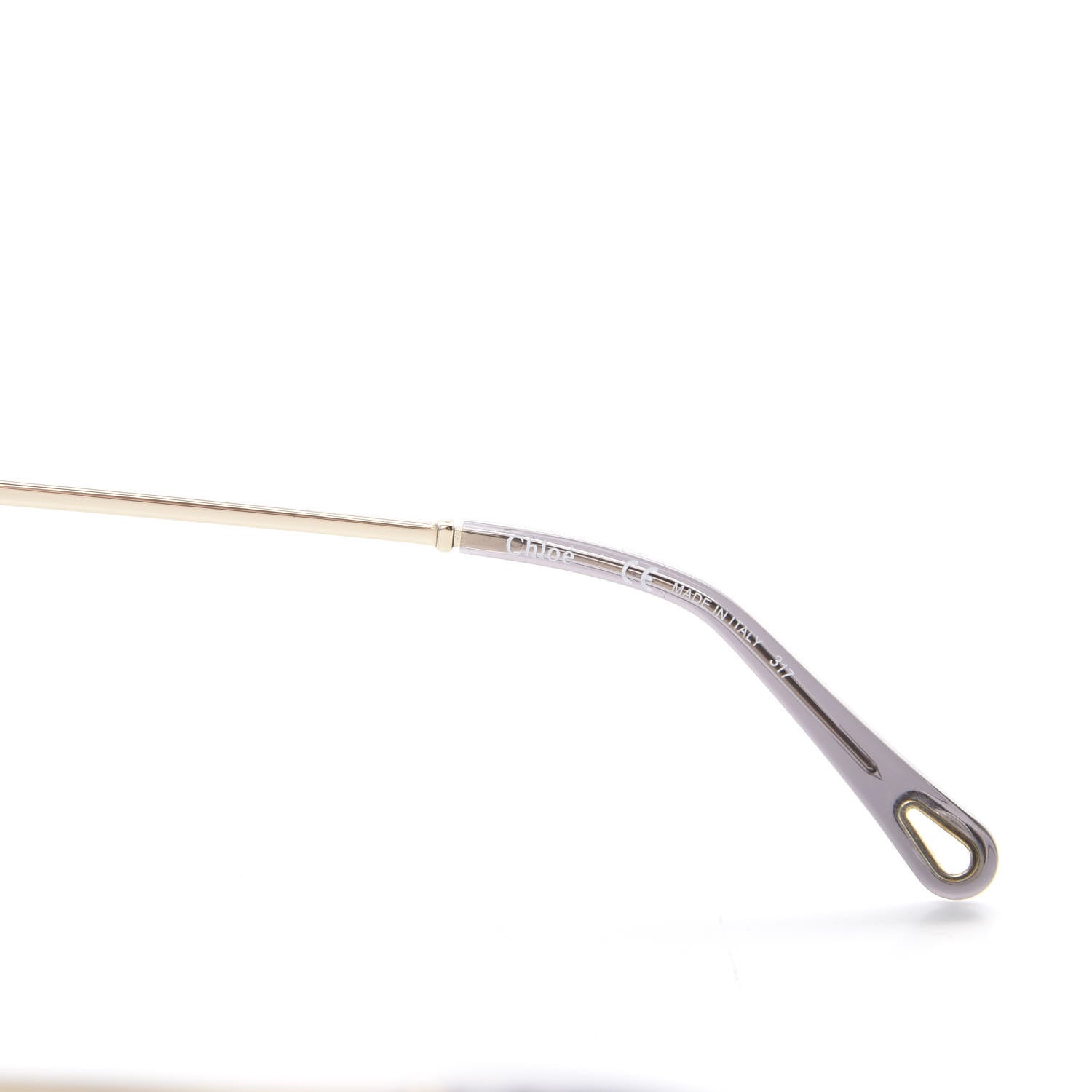 Chloe Oversize Round Carlina Oversized Round Sunglasses CE114S Gold Grey Metallic 6 of 7
