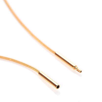 Hermes Gold Lacquered Cage d'H Pendant Necklace Orange 6 of 6
