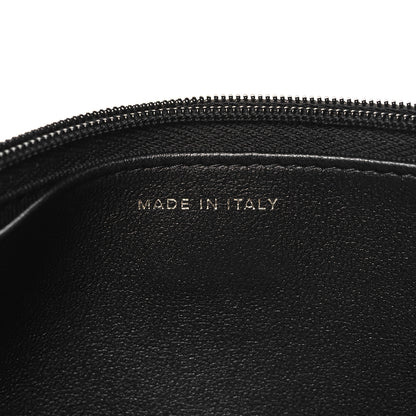 Chanel Shiny Lambskin Quilted Golden Links Wallet On Chain WOC Black 7 of 13