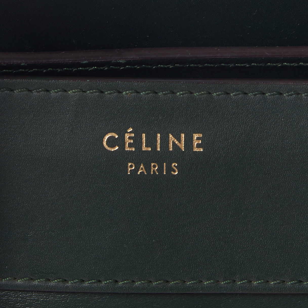 Celine Smooth Calfskin Mini Luggage Emerald 7 of 9