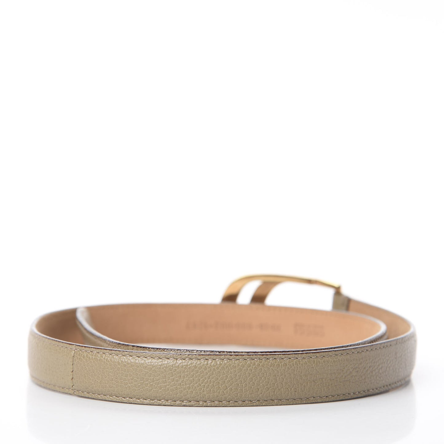 Pebbled Calfskin Belt 70 28 Beige