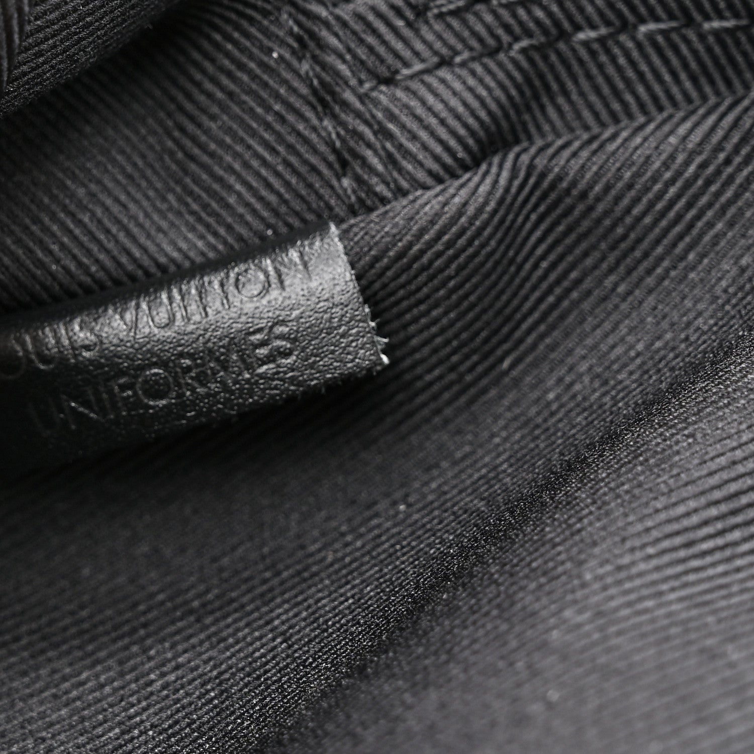 Louis Vuitton Taurillon Monogram Uniformes Solar Ray Soft Pochette Volga Belt Bag Black 6 of 9