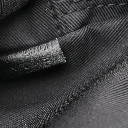 Louis Vuitton Taurillon Monogram Uniformes Solar Ray Soft Pochette Volga Belt Bag Black 6 of 9