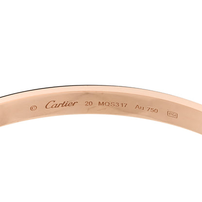 Cartier 18K Pink Gold LOVE Bracelet 20 4 of 6