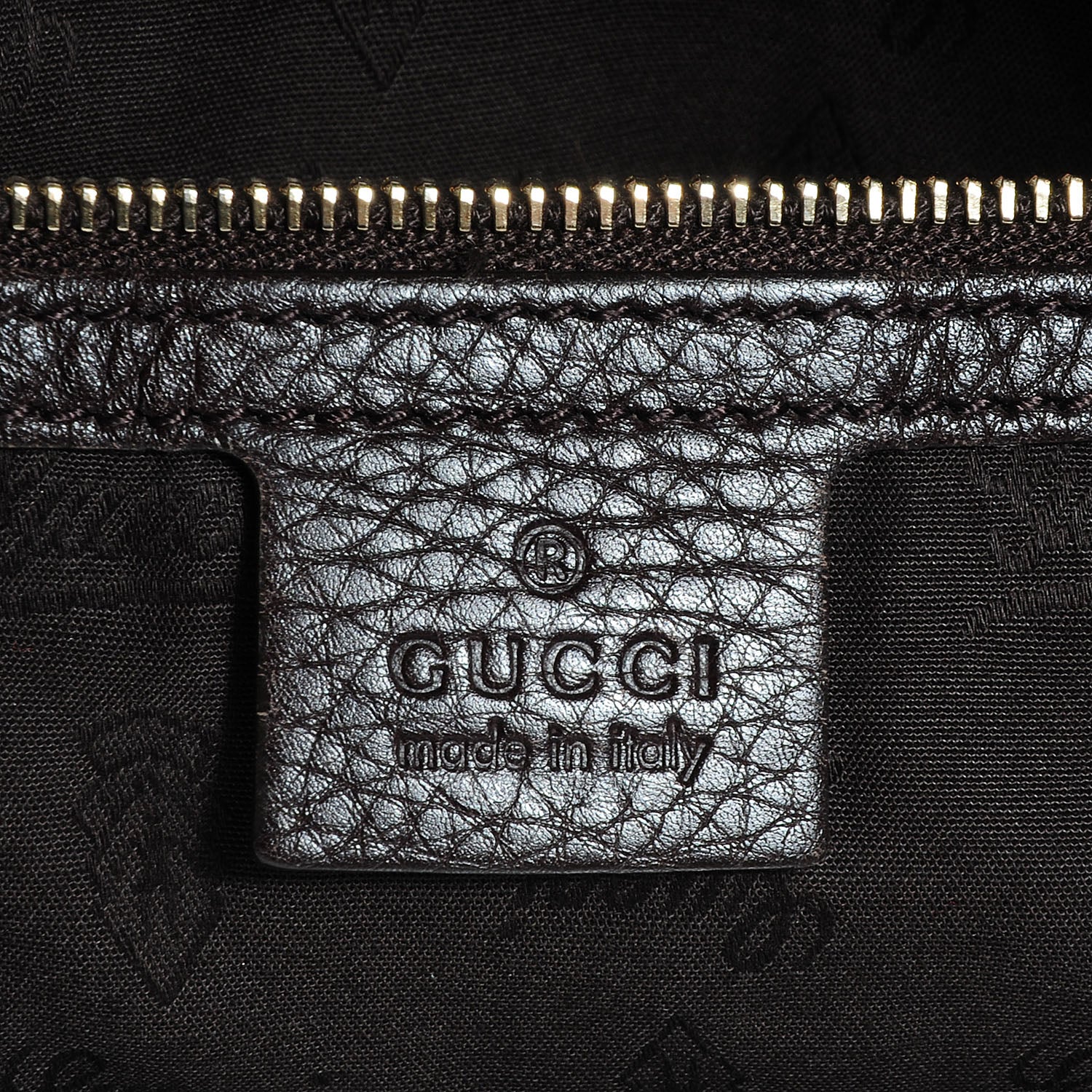 Gucci Calfskin Medium Heritage Shoulder Bag Brown 6 of 7