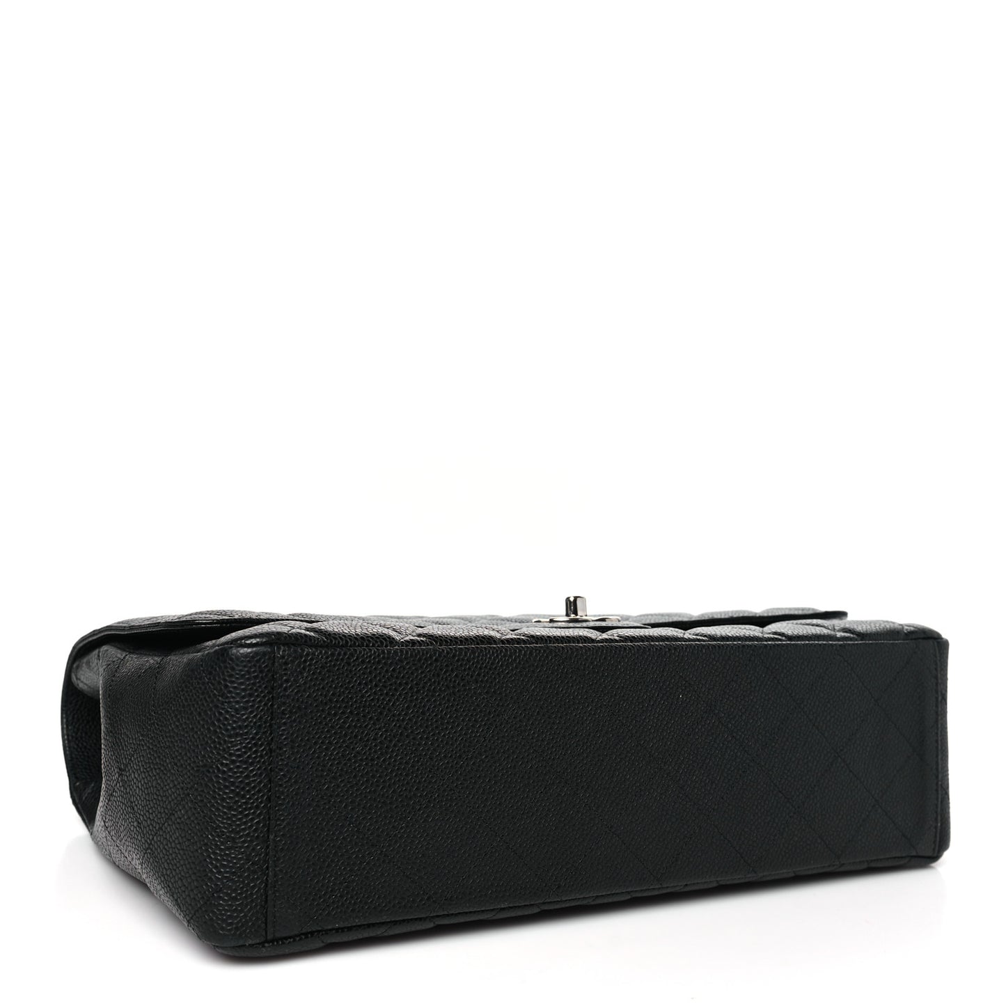 Caviar Quilted Maxi Single Flap Black