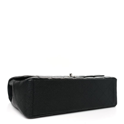 Chanel Caviar Quilted Maxi Single Flap Black 4 of 10