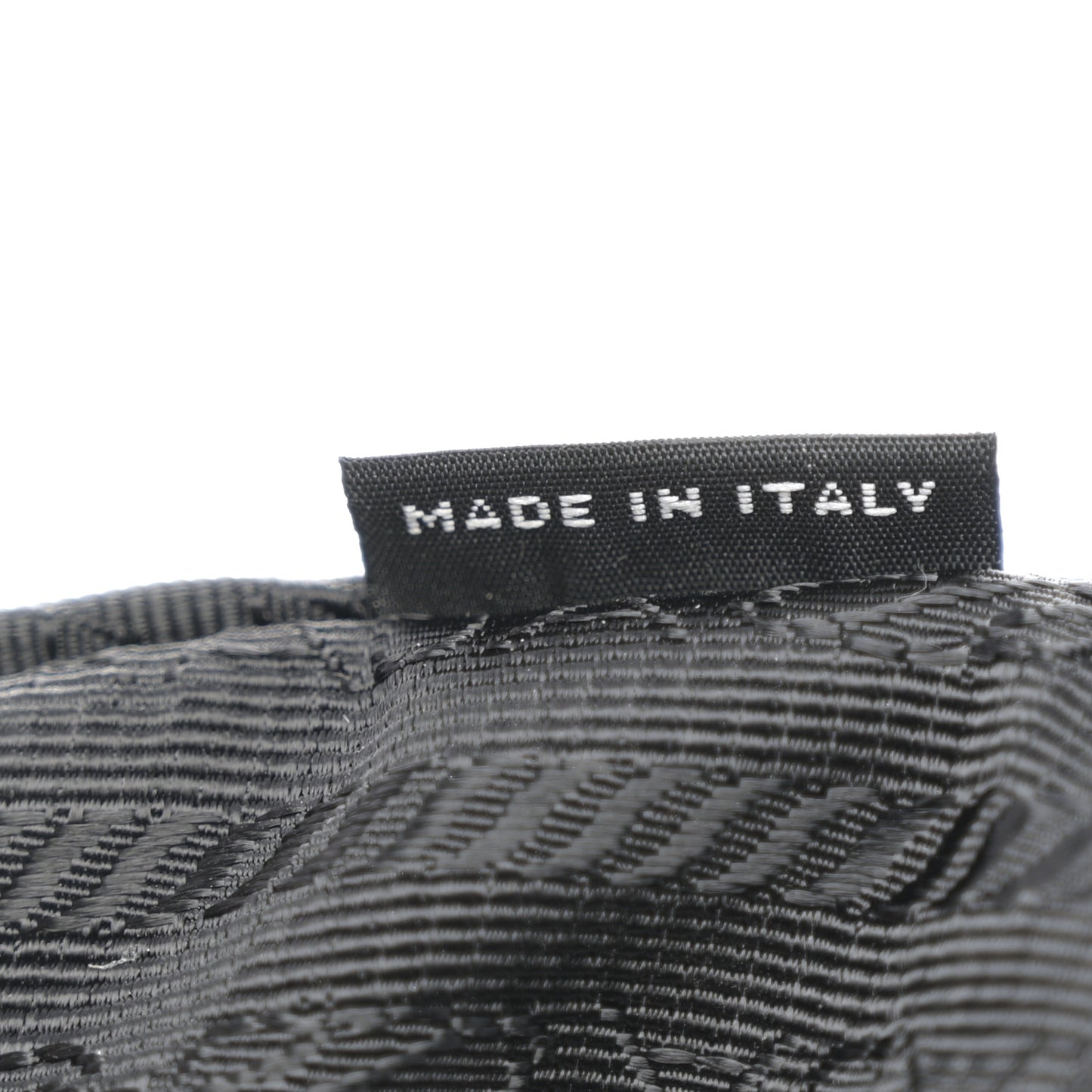 Tessuto Nylon Saffiano Mini Re-Edition 2005 Bag Black