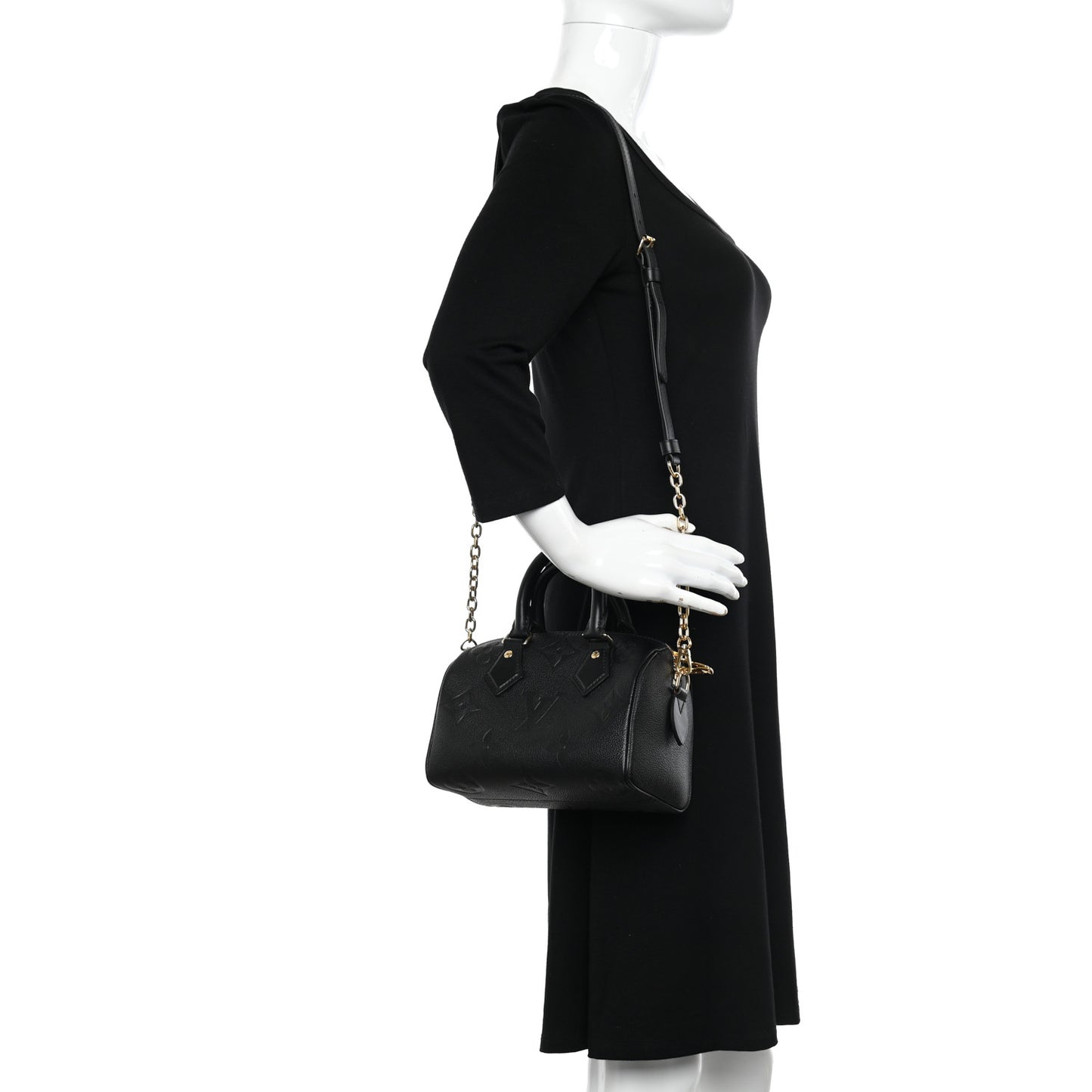 Empreinte Monogram Giant Speedy Bandouliere 20 Black