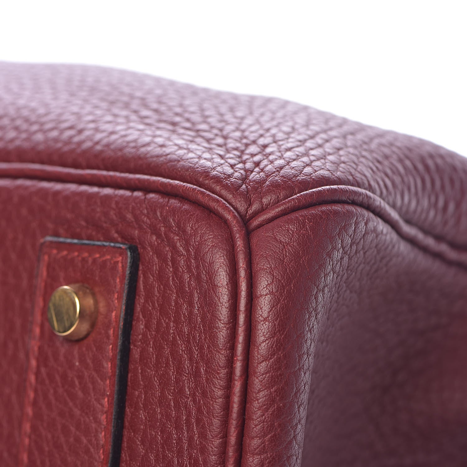 Hermes Fjord HAC Birkin 45 Rouge H 29 of 43