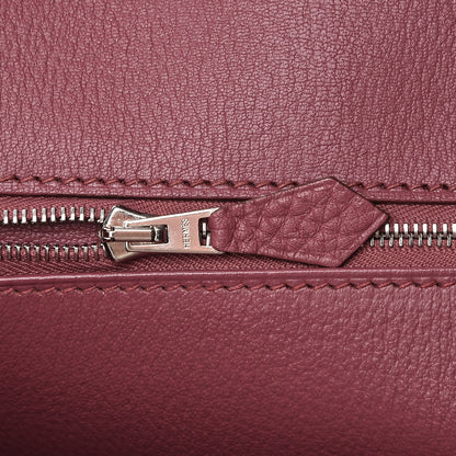 Hermes Taurillon Clemence Birkin 40 Bois de Rose 16 of 34