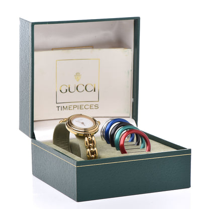 Gucci Stainless Steel 26mm Rice Link Interchangeable Bezel Quartz Watch 7 of 7