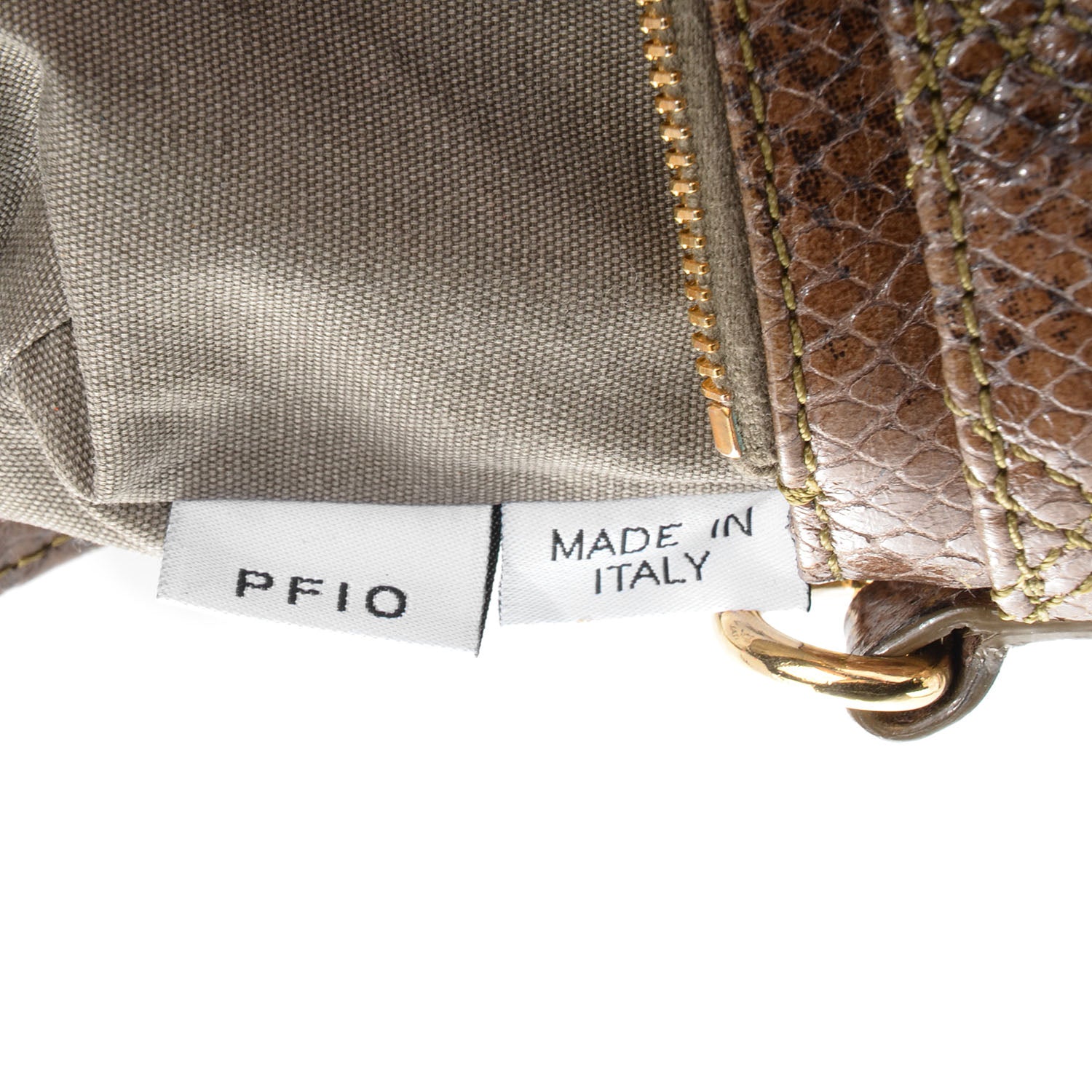 Marc Jacobs Python Embossed Stardust Single Brown 7 of 9
