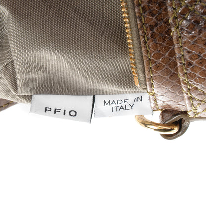 Marc Jacobs Python Embossed Stardust Single Brown 7 of 9